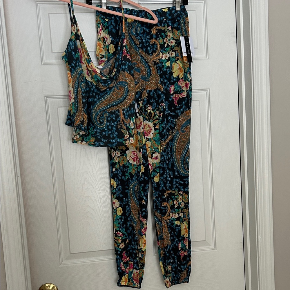 O'Neill Paisley Elsie Jogger Pant and Judy Tank Top SET NWT